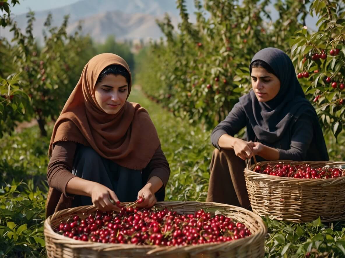 Iran's Sour Cherry Industry: Cultivation, Harvest, and Global Impact
